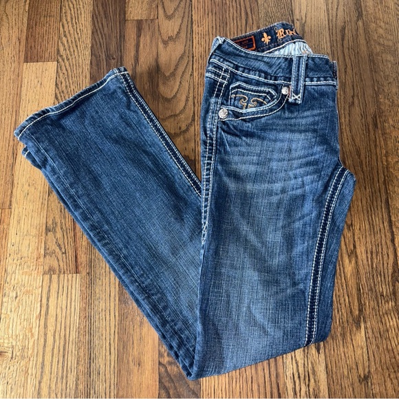 Rock Revival Women’s Denim Debbie Straight Designed in USA 98%Cotton Size 26 - Picture 9 of 15